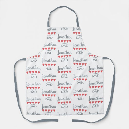 5ハート定格パパ エプロン (正面)