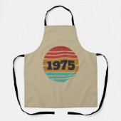 5パーソナライズされたヴィンテージ50歳の誕生日パーティー エプロン (正面)