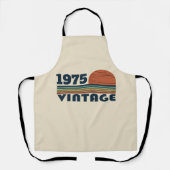 5パーソナライズされたヴィンテージ50歳の誕生日パーティー エプロン (正面)