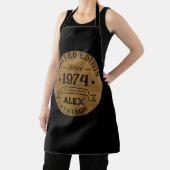 5パーソナライズされたヴィンテージ50歳の誕生日パーティー エプロン (インサイチュ)