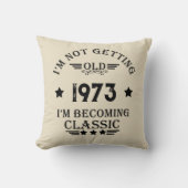 5パーソナライズされたヴィンテージ50歳の誕生日パーティー クッション (正面)