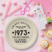 5パーソナライズされたヴィンテージ50歳の誕生日パーティー ペーパープレート (パーティー)