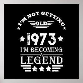 5パーソナライズされたヴィンテージ50歳の誕生日パーティー ポスター