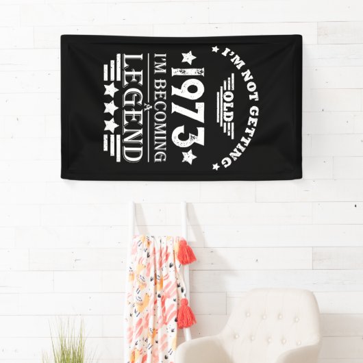 5パーソナライズされたヴィンテージ50歳の誕生日パーティー 横断幕 (インサイチュ)