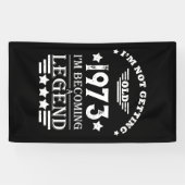 5パーソナライズされたヴィンテージ50歳の誕生日パーティー 横断幕 (横)