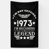 5パーソナライズされたヴィンテージ50歳の誕生日パーティー 横断幕 (縦)