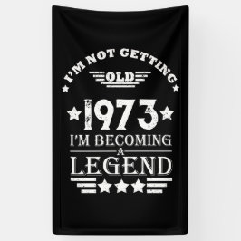 5パーソナライズされたヴィンテージ50歳の誕生日パーティー 横断幕