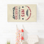 5パーソナライズされたヴィンテージ50歳の誕生日パーティー 横断幕 (インサイチュ)