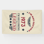 5パーソナライズされたヴィンテージ50歳の誕生日パーティー 横断幕 (横)