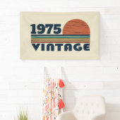 5パーソナライズされたヴィンテージ50歳の誕生日パーティー 横断幕 (インサイチュ)