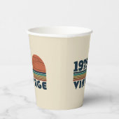 5パーソナライズされたヴィンテージ50歳の誕生日パーティー 紙コップ (右)