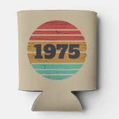 5パーソナライズされたヴィンテージ50歳の誕生日パーティー 缶クーラー (裏面)