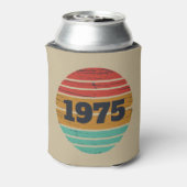 5パーソナライズされたヴィンテージ50歳の誕生日パーティー 缶クーラー (缶裏面)