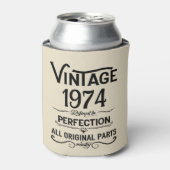 5パーソナライズされたヴィンテージ50歳の誕生日パーティー 缶クーラー (缶正面)