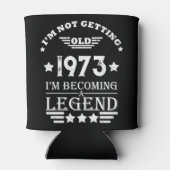 5パーソナライズされたヴィンテージ50歳の誕生日パーティー 缶クーラー (裏面)