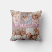 5パーソナライズされた写真最高のおばあちゃんエバーダスティバラ クッション (正面)