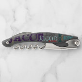 5パーソナライズされた文字のCorkscrewを繰り返す ソムリエナイフ (裏面)