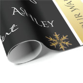 5パーソナライズされた歳のクリスマエレガントス ラッピングペーパー (ロールコーナー)