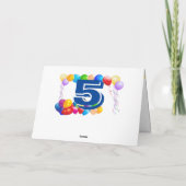 5パーソナライズされた歳少年用誕生日カード カード (裏面)