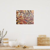 5ビオリンプリント ポスター (キッチン)