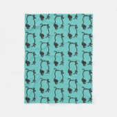 5ピグユーモアのあるイヤー誕生日選択カラーフリース フリースブランケット (正面)