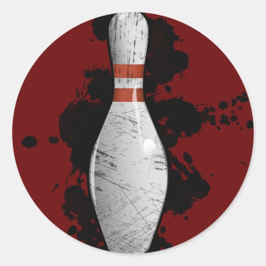 5ピンステッカー ラウンドシール (正面)