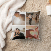 5フォトカスタムコラージュパーソナライズされた クッション (ブランケット)