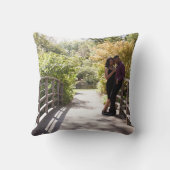 5フォトカスタムコラージュパーソナライズされた クッション (裏面)