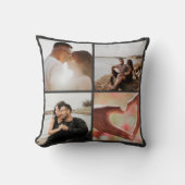 5フォトカスタムコラージュパーソナライズされた クッション (正面)