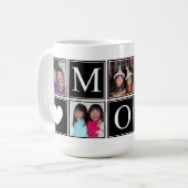 5フォトカスタムコラージュMOMマグ コーヒーマグカップ (正面左)