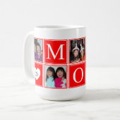 5フォトカスタムコラージュMOMマグ コーヒーマグカップ (正面左)