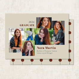 5フォトカレッジ卒業オーバーンクリーム 案内状