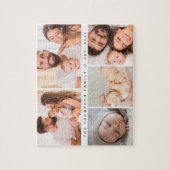 5フォトギャラリーファミリーコラージュパーソナライズされた ジグソーパズル (縦)