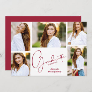 5フォトクリムゾン卒業パーティー 招待状