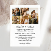 5フォトコラージエレガントウェディング招待状 招待状