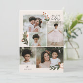 5フォトコラージテラコッタボホフローラ シーズンカード (スタンド正面)