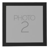 5フォトコラージュ無地のと黒縁ど フォトキューブ (右)