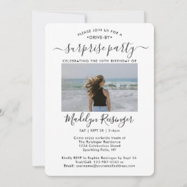 5フォトドライブバイサプライズバースデーパーティーパレード 招待状