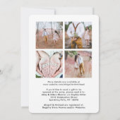 5フォトバーチャルカップルブライダルシャワーbyメール 招待状 (裏面)