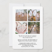 5フォトバーチャルカップルブライダルシャワーbyメール 招待状 (裏面)