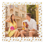 5フォトホワイト金ゴールド婚約 フォトキューブ (正面)