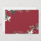 5フォトポイエレガントンセチア信じス シーズンカード (裏面)