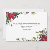 5フォトポイエレガントンセチア信じス シーズンカード (裏面)