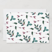 5フォトポイエレガントンセチア信じス シーズンカード (裏面)