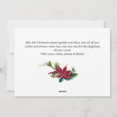 5フォトポイエレガントンセチア信じス シーズンカード (裏面)