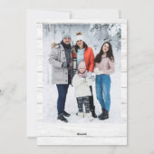 5フォトメリークリスマスレッドファームトラック シーズンカード (裏面)