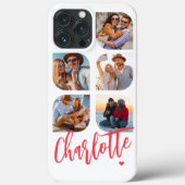 5フォトモダントレンディーシンプルのパーソナライズされた名前 Case-Mate iPhoneケース (裏面)