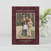 5フォトレトロクリスマスプレッドグリーティング シーズンカード (スタンド正面)