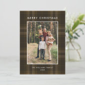 5フォトレトロクリスマスプレッドグリーティング シーズンカード (スタンド正面)