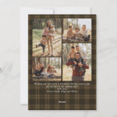 5フォトレトロクリスマスプレッドグリーティング シーズンカード (裏面)